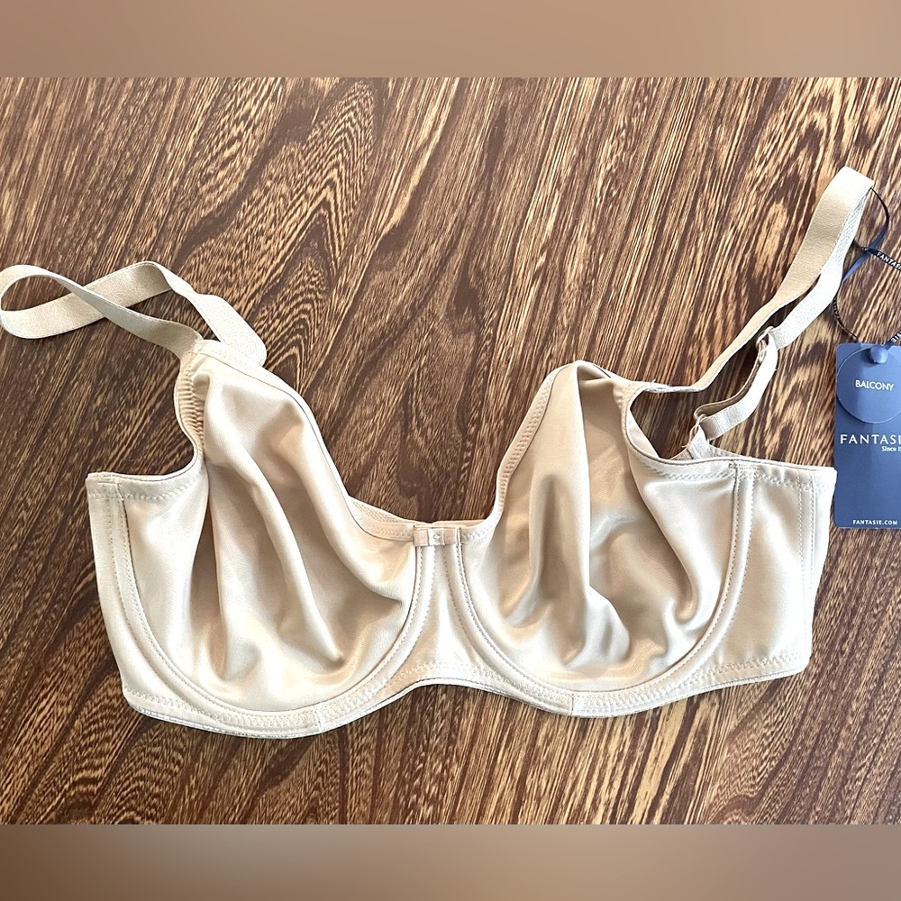 NEW Fantasie Women's Smoothing Seamless Balcony Bra, Beige, Size 32DDD